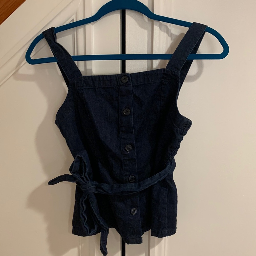 Denim tank top